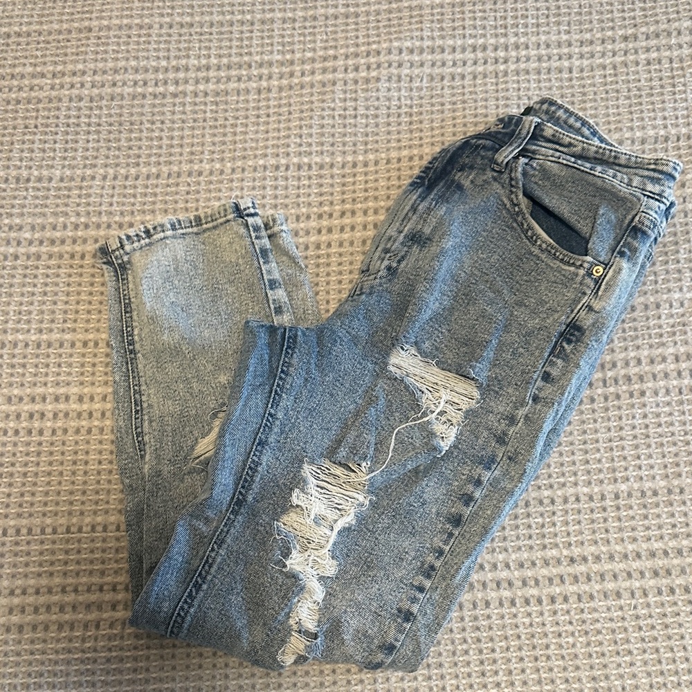 Wild Fable Light Blue Distressed Boyfriend Jeans